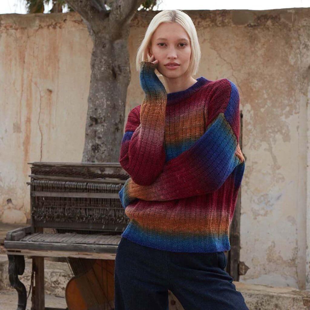 Lang Yarns Bunter Sweater Strickanleitung - Lang Yarns (Heft) bei bei bei bei bei bei bei bei bei bei Lieblingsgarn