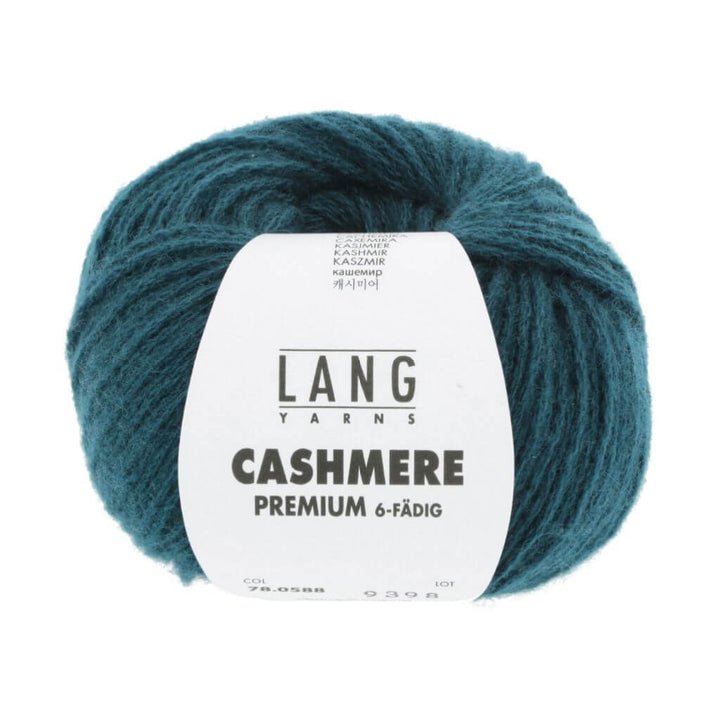 Lang Yarns Cashmere Premium - 25g, Farbe 588 Petrol – Kaschmir bei Lieblingsgarn