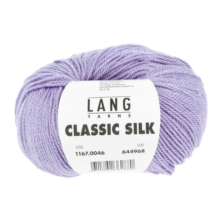 Lang Yarns Classic Silk, Farbe 046 Lila – Merino und Seide bei Lieblingsgarn