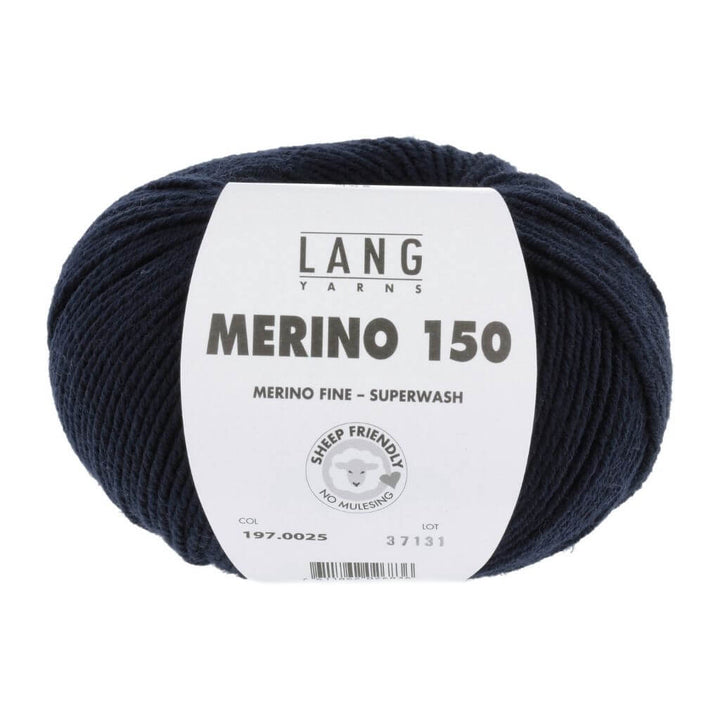 Lang Yarns Merino 150, Farbe Navy – Merino bei Lieblingsgarn