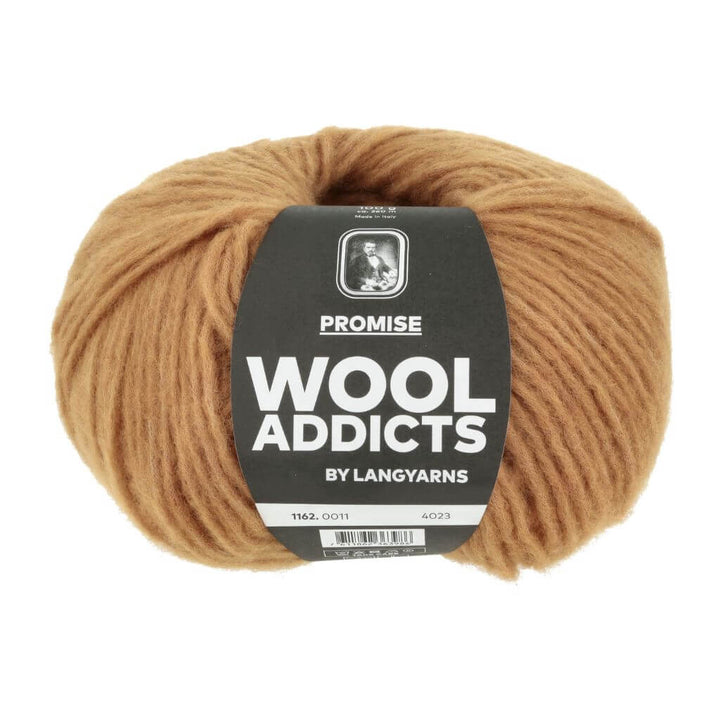 Lang Yarns Wooladdicts Promise, Farbe 011 Cognac – Schurwolle und Synthetik bei Lieblingsgarn