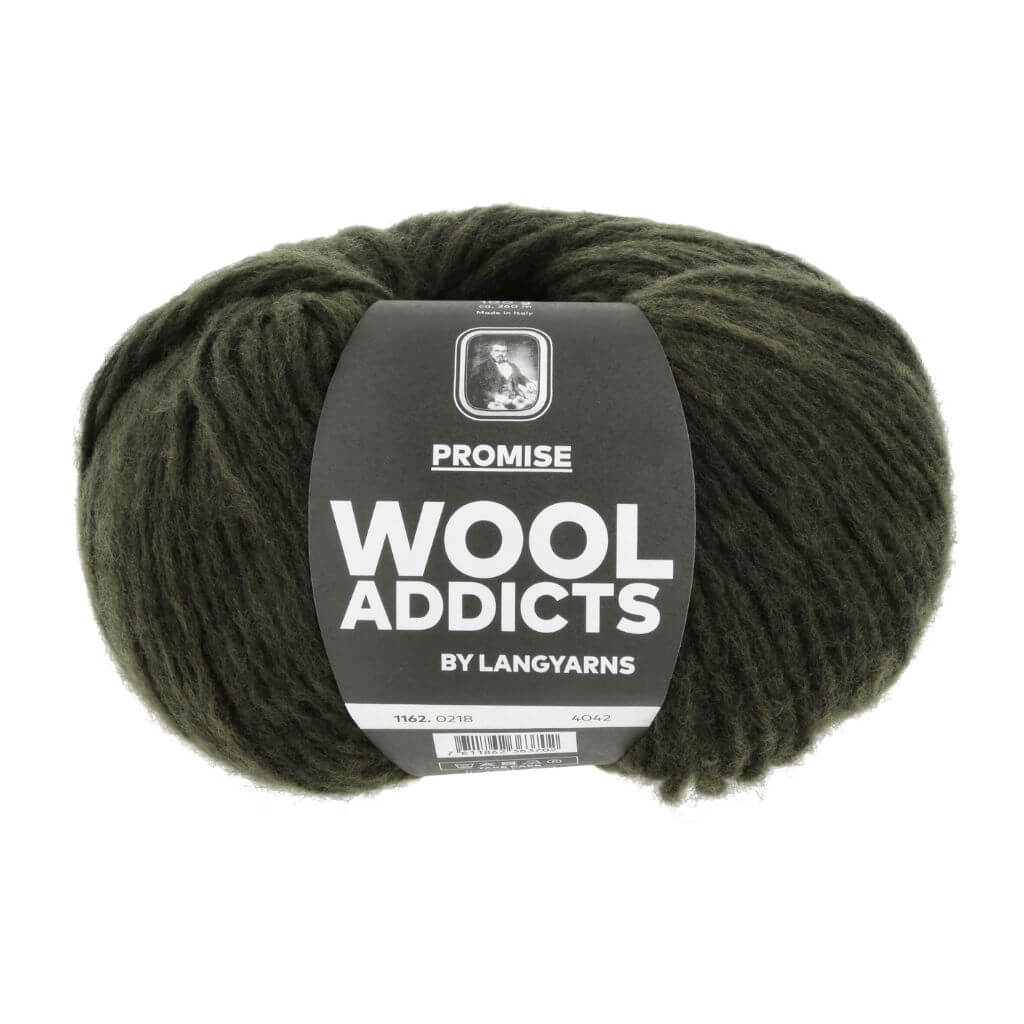 Lang Yarns Wooladdicts Promise, Farbe 218 Pine – Schurwolle und Synthetik bei Lieblingsgarn