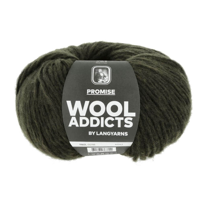 Lang Yarns Wooladdicts Promise, Farbe 218 Pine – Schurwolle und Synthetik bei Lieblingsgarn