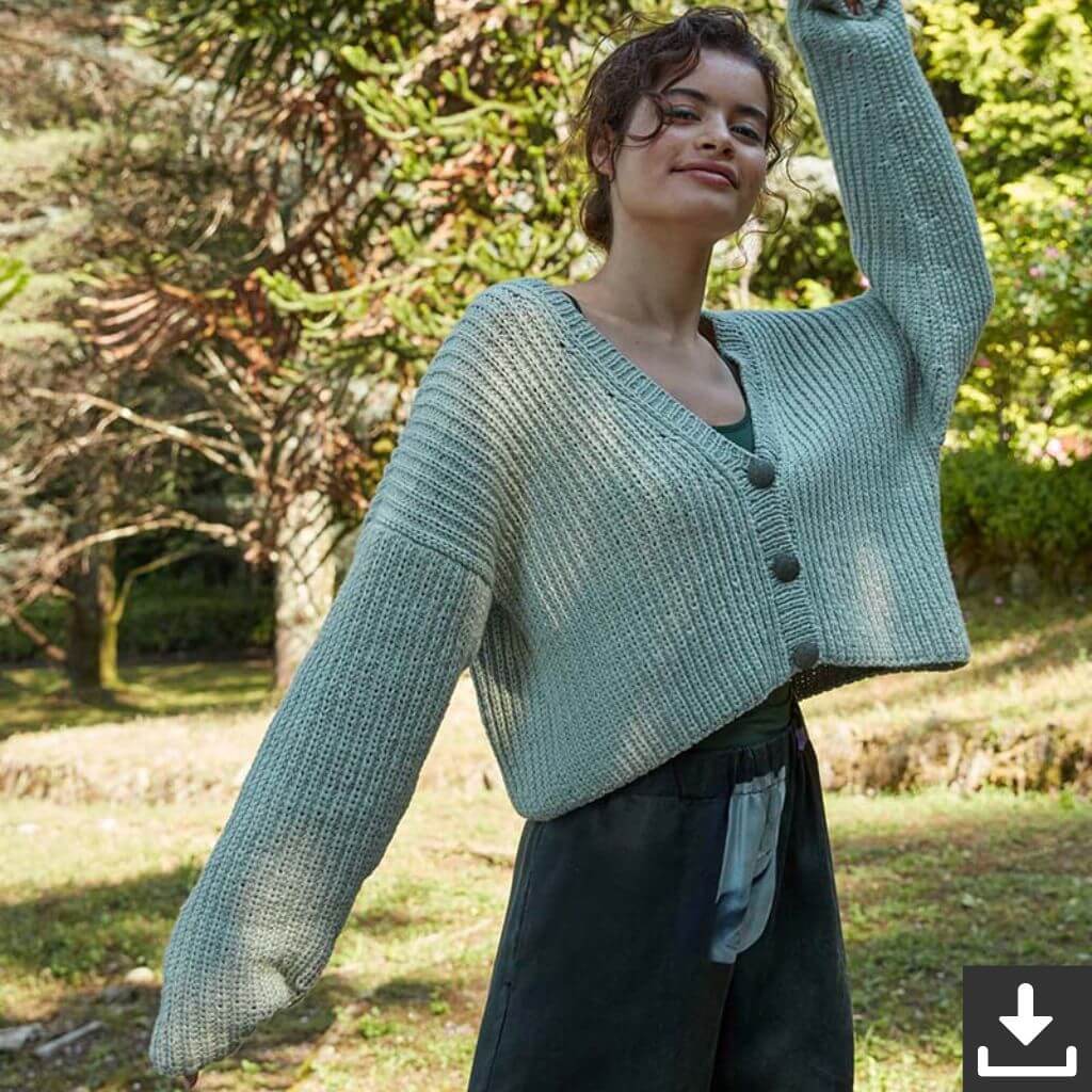 Lang Yarns Pattern Damen Strickjacke wild and free Anleitung - Lang Yarns (PDF) bei bei bei bei bei bei bei bei Lieblingsgarn