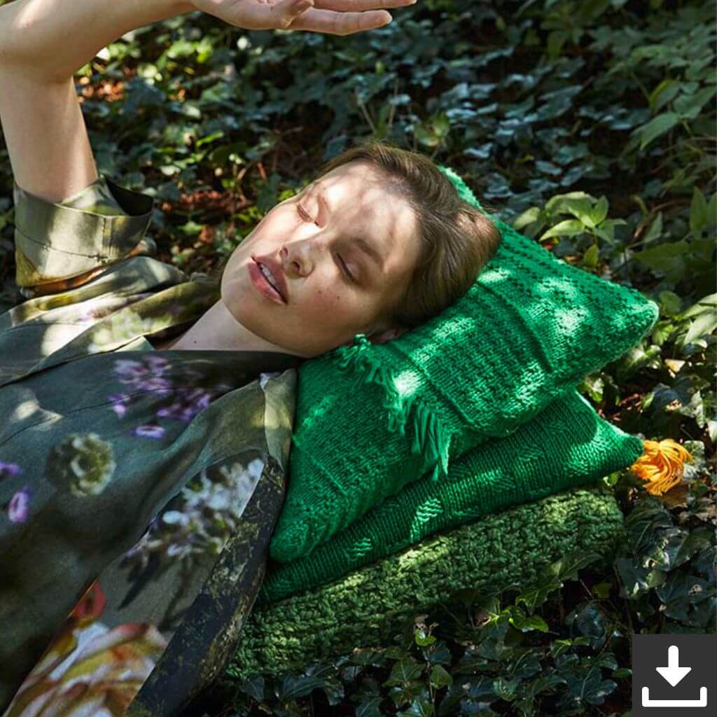 Lang Yarns Pattern Kissenbezug be enchanted Strickanleitung - Lang Yarns (PDF) bei bei bei bei bei bei bei bei Lieblingsgarn