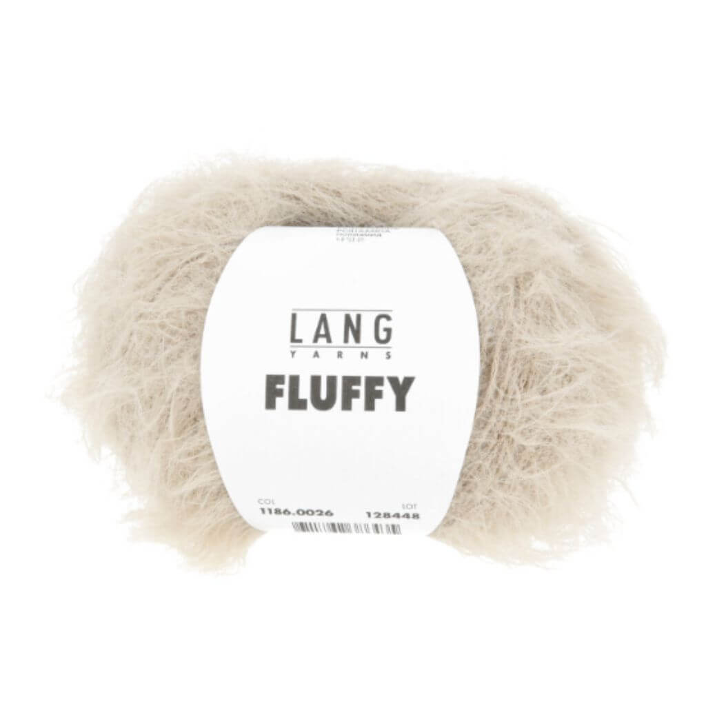 Lang Yarns Fluffy, Farbe 026 Beige – Synthetik bei Lieblingsgarn