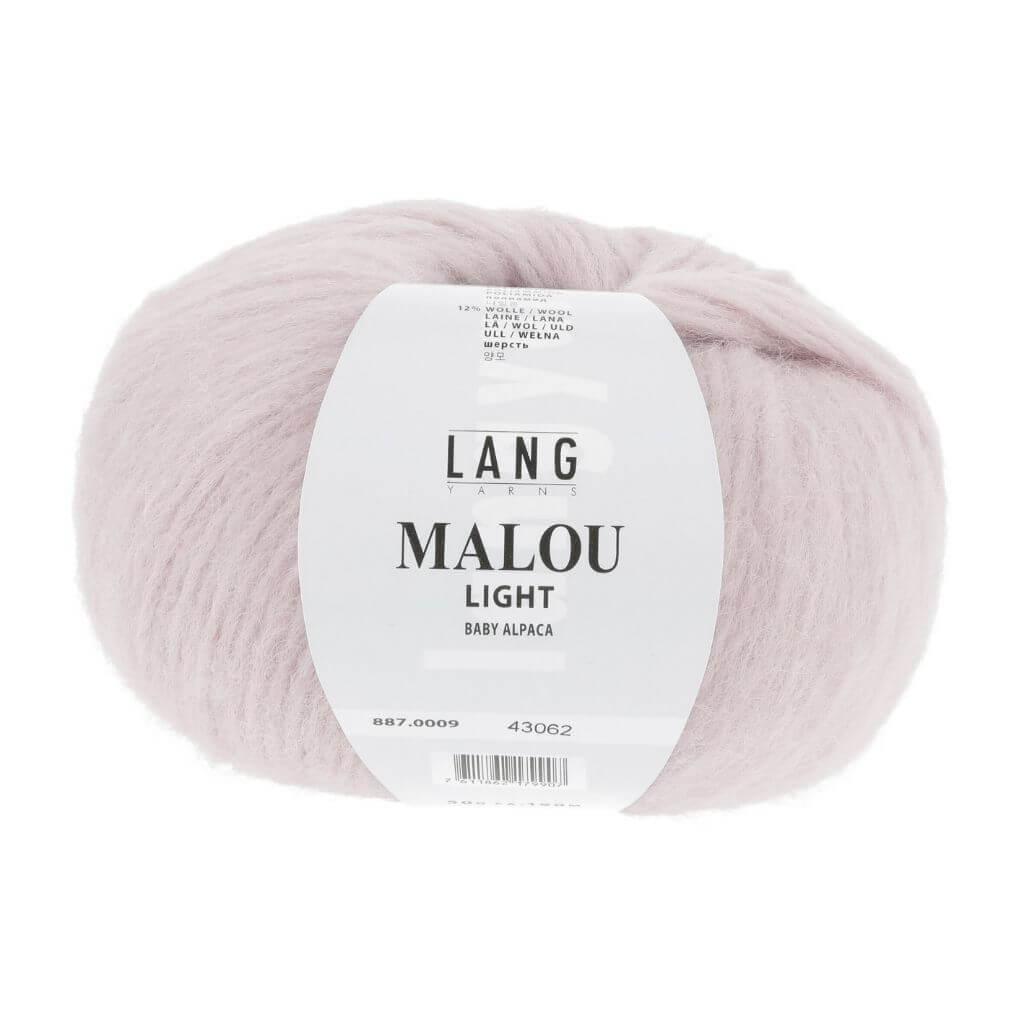 Lang Yarns Malou Light, Farbe 9 Rosa Hell – Alpaka, Merino und Synthetik bei Lieblingsgarn