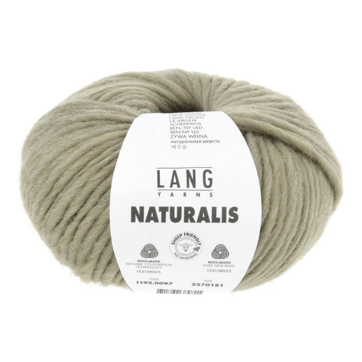 Lang Yarns Naturalis, Farbe 097 Olive – Merino bei Lieblingsgarn