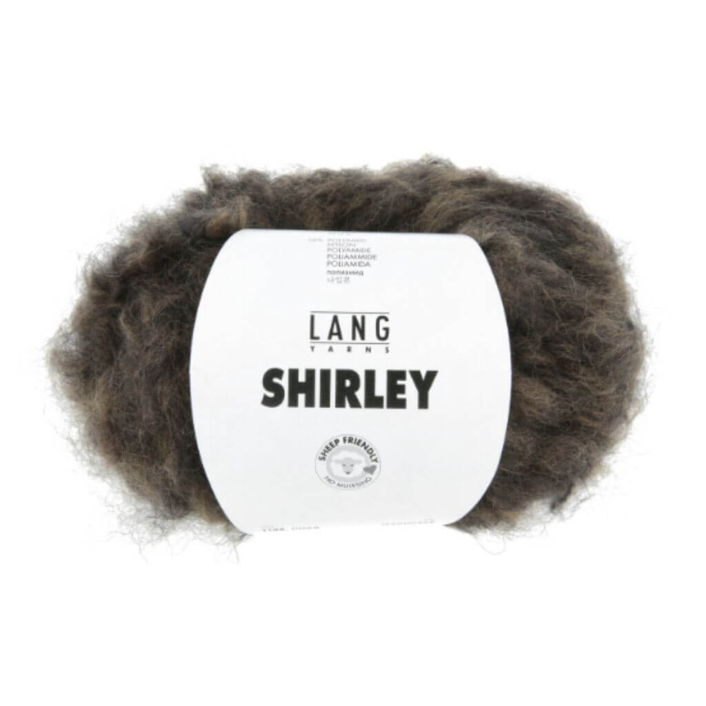 Lang Yarns Shirley, Farbe 068 Dunkelbraun – Alpaka, Merino und Synthetik bei Lieblingsgarn