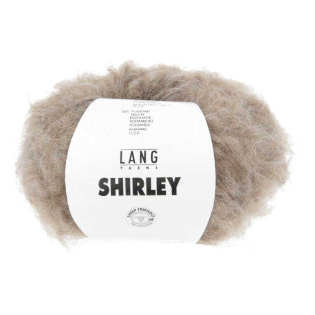 Lang Yarns Shirley, Farbe 096 Hellbraun – Alpaka, Merino und Synthetik bei Lieblingsgarn