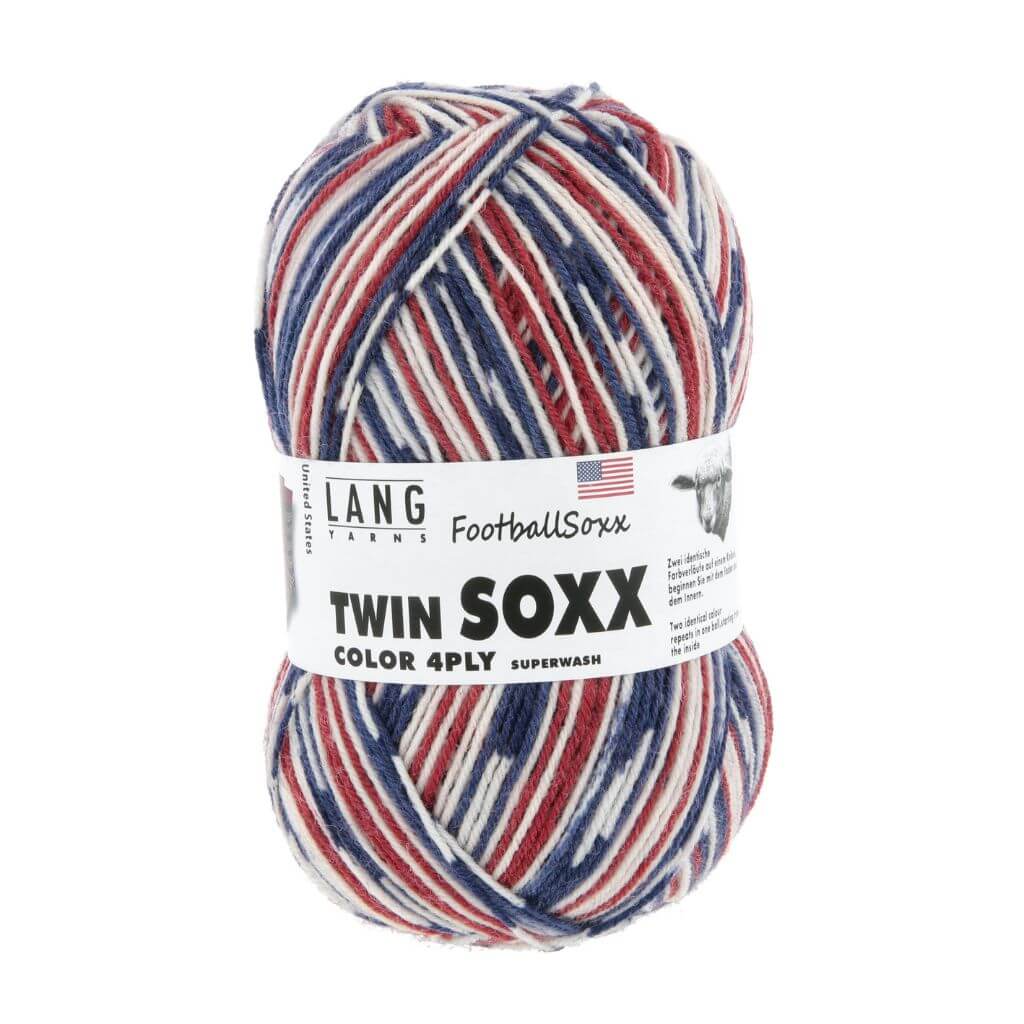 Lang Yarns 603 - Rot/Weiss/Blau 1158 Usa Lang Yarns Twin Soxx 4-Fach bei bei bei bei bei bei bei bei bei bei Lieblingsgarn