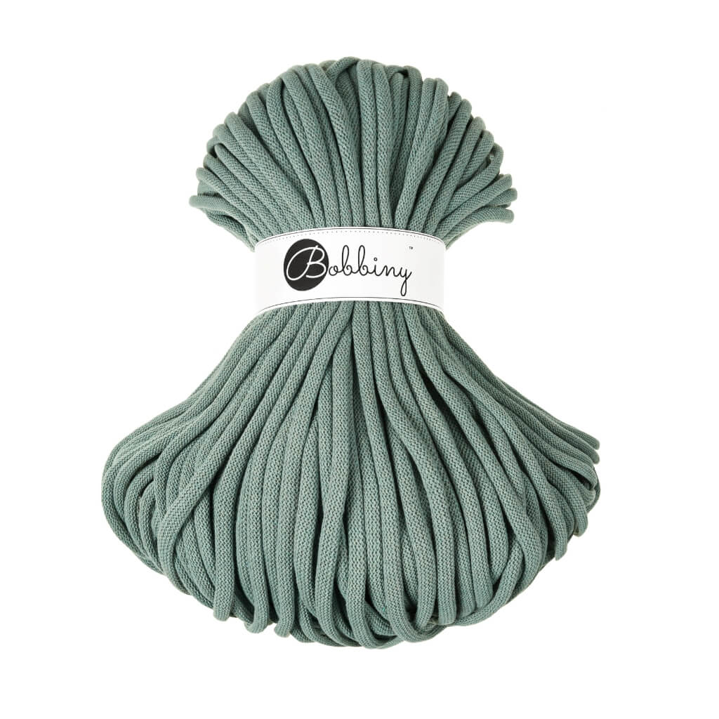Bobbiny 9mm Jumbo Kordel, Farbe Laurel – Baumwolle bei Lieblingsgarn