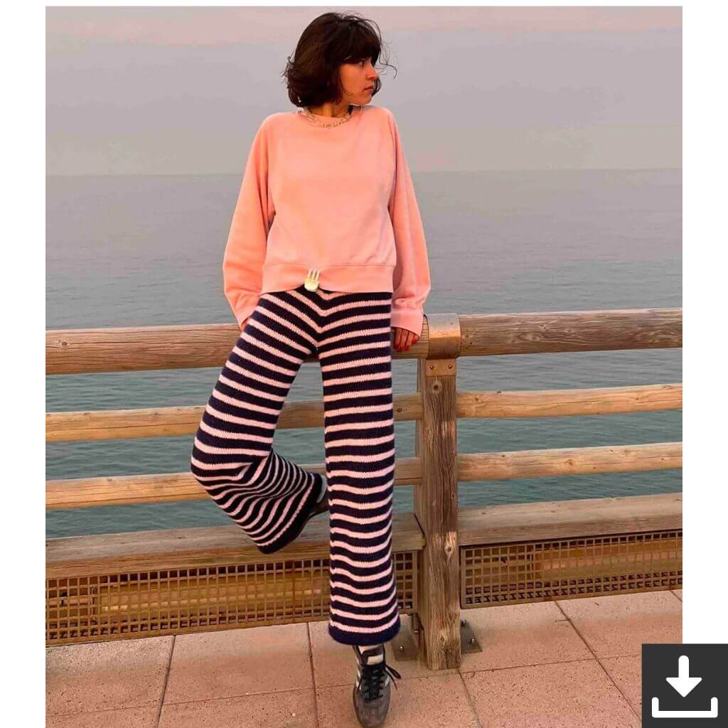 Lesfillesducoeur Pattern Hose Lotta Pants Strickanleitung - Lesfillesducoeur (PDF) bei bei bei bei bei bei Lieblingsgarn