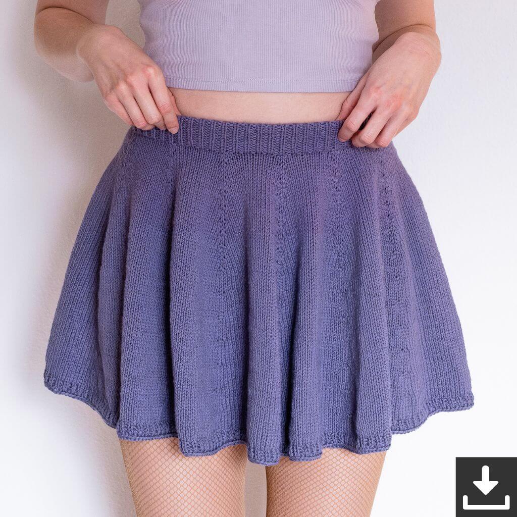 Wisteria Knitting Rock Like a Daydream Skirt Strickanleitung - Wisteria Knitting (PDF) bei bei bei bei bei bei Lieblingsgarn