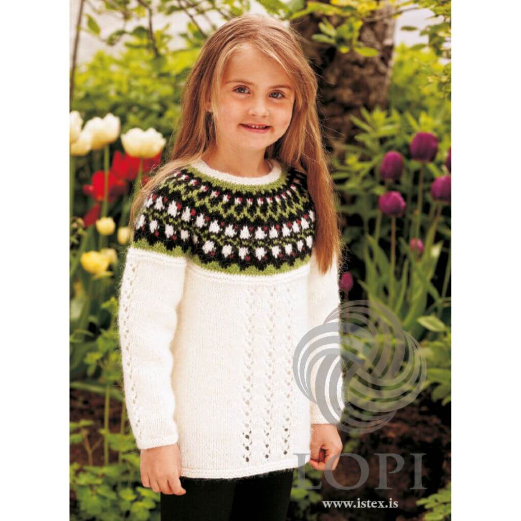 Lopi Pattern Kinderpullover Bláklukka Strickanleitung - Lopi (PDF) bei bei bei bei bei bei bei bei bei bei Lieblingsgarn