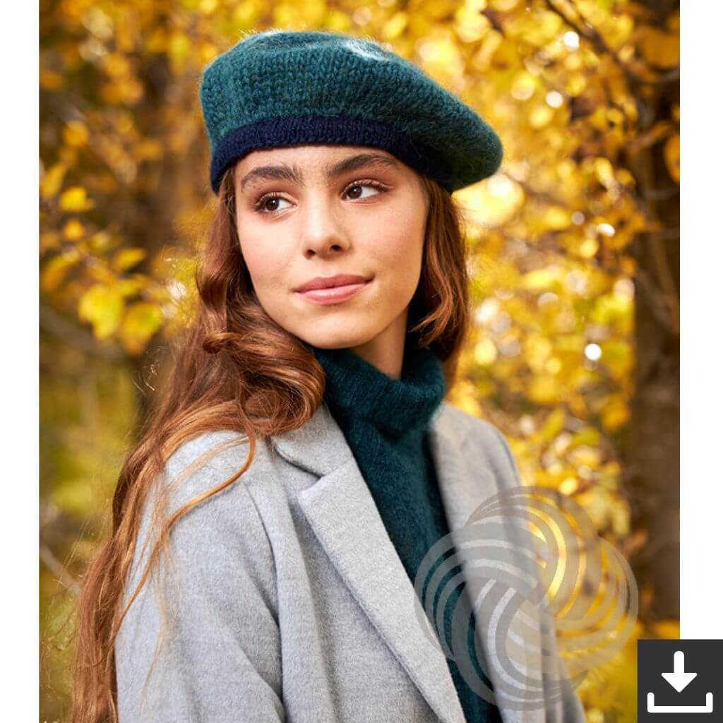 Lopi Pattern Baskenmütze Draumur um drama Strickanleitung - Lopi (PDF) bei bei bei bei bei bei bei bei bei bei Lieblingsgarn