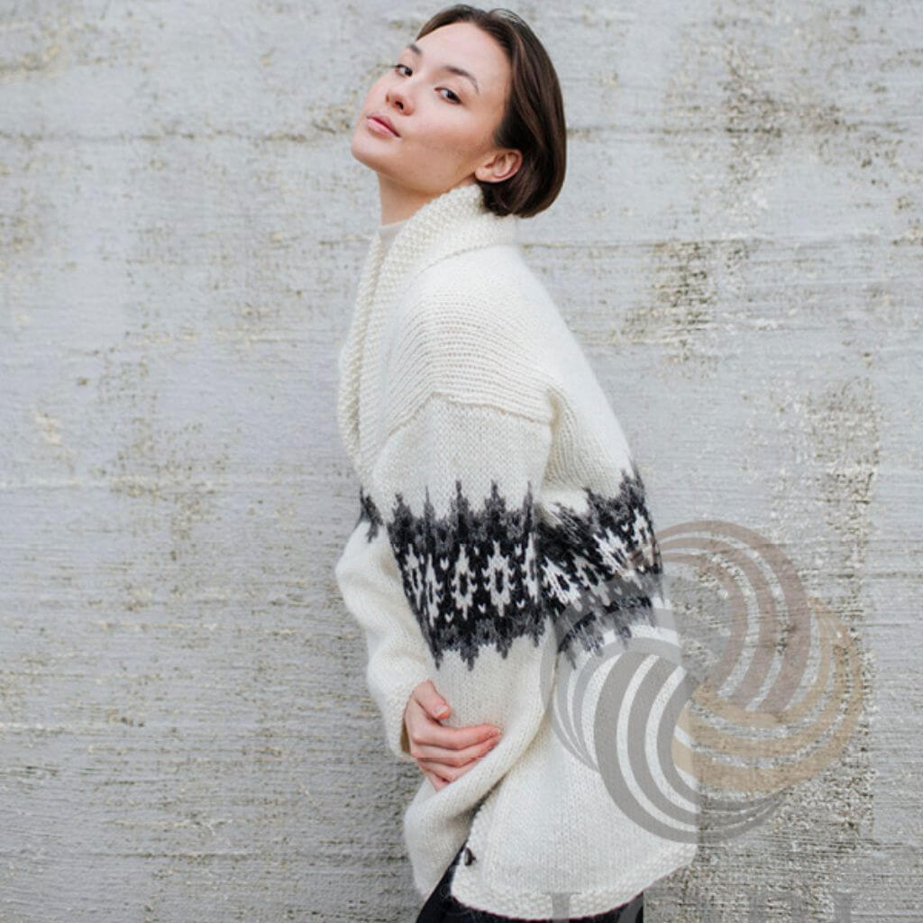 Lopi Pattern Strickmantel Frænka Strickanleitung - Lopi (PDF) bei bei bei bei bei bei bei bei bei bei Lieblingsgarn