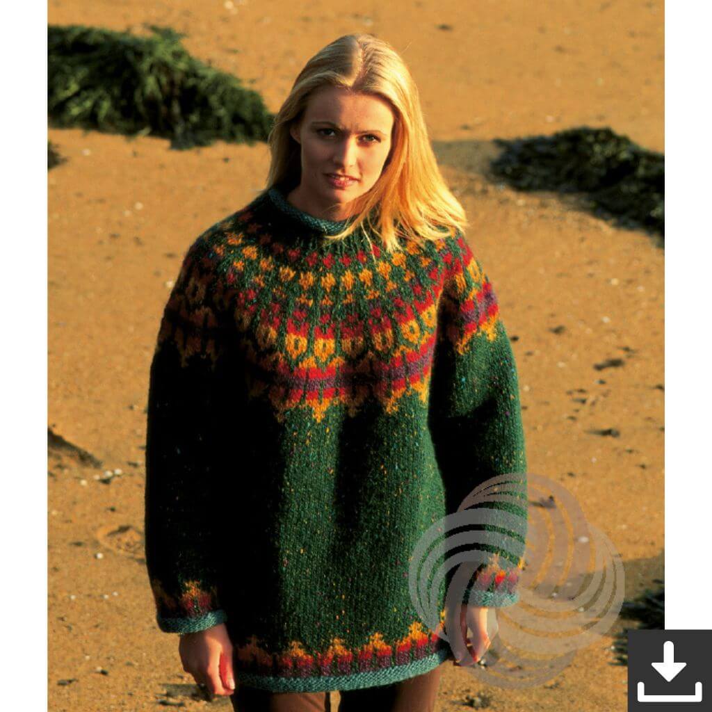 Lopi Pattern Pullover Rundpasse Strickanleitung - Lopi (PDF) bei bei bei bei bei bei bei bei bei bei Lieblingsgarn