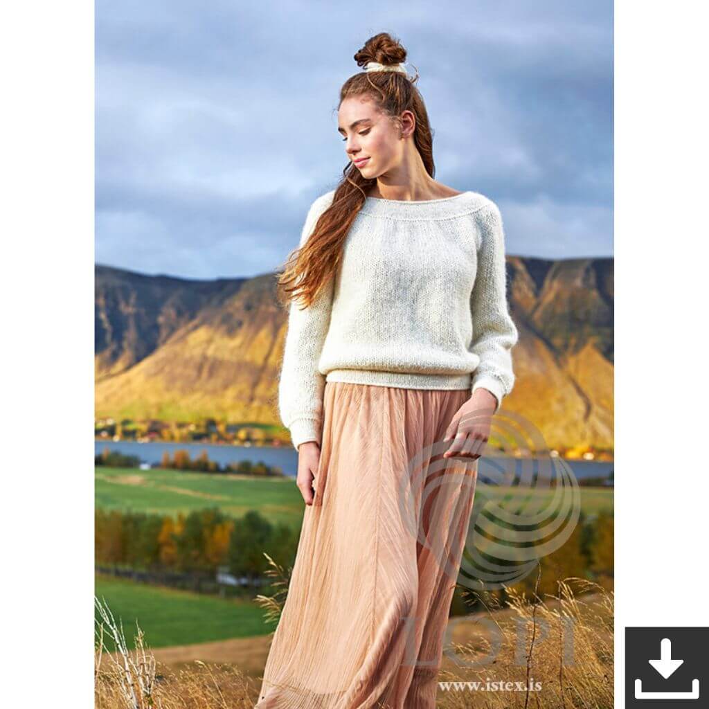 Lopi Pattern Pullover Saga án fléttu Strickanleitung - Lopi (PDF) bei bei bei bei bei bei bei bei bei bei Lieblingsgarn