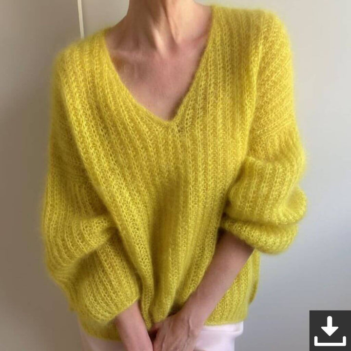 Lotilda Pattern Pullunder/Pullover Juna V-Neck Strickanleitung - Lotilda (PDF) bei bei bei bei bei bei bei bei Lieblingsgarn