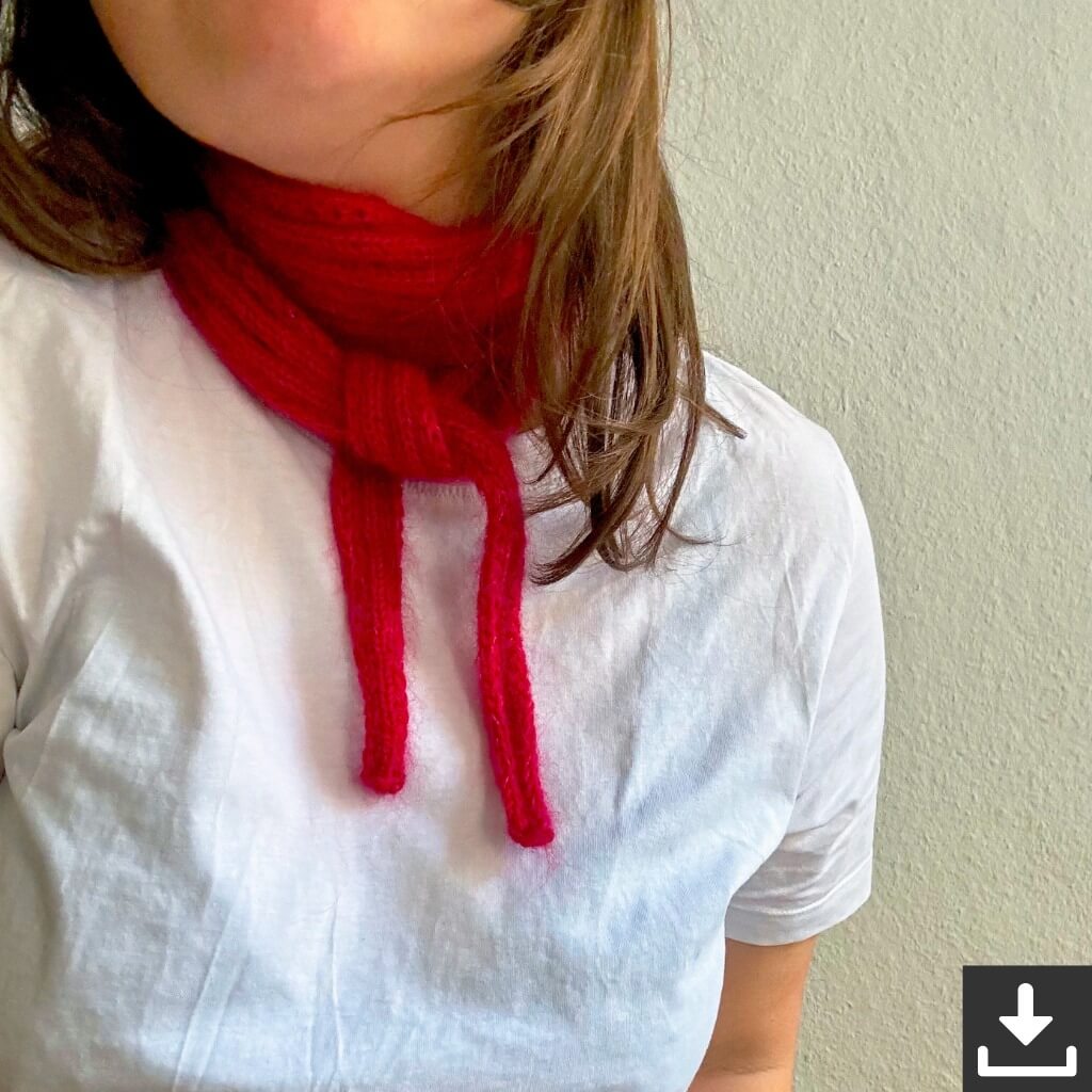 wemadewardrobe Schal Lotta Scarf Light Strickanleitung - wemadewardrobe (PDF) bei bei bei bei bei bei bei bei Lieblingsgarn