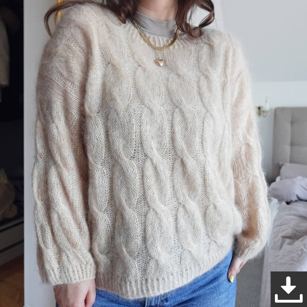 wemadewardrobe Bluse Louise Blouse Strickanleitung - wemadewardrobe (PDF) bei bei bei bei bei bei bei bei bei Lieblingsgarn