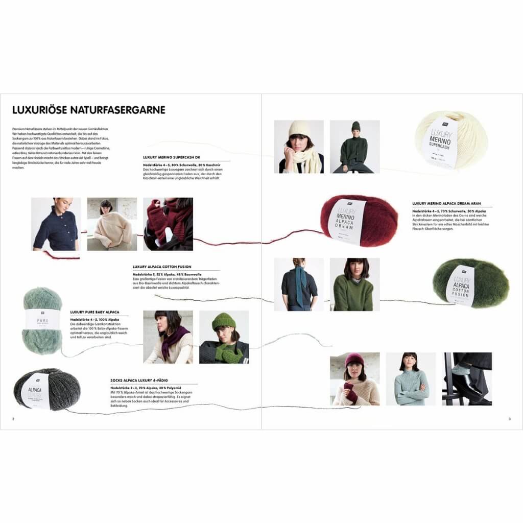 Rico Design Luxury Knits - Premium Natural Fibres bei bei bei bei bei bei bei bei bei bei bei bei Lieblingsgarn
