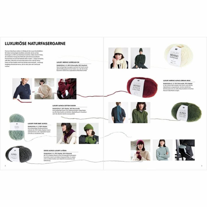 Rico Design Luxury Knits - Premium Natural Fibres bei bei bei bei bei bei bei bei bei bei bei bei Lieblingsgarn