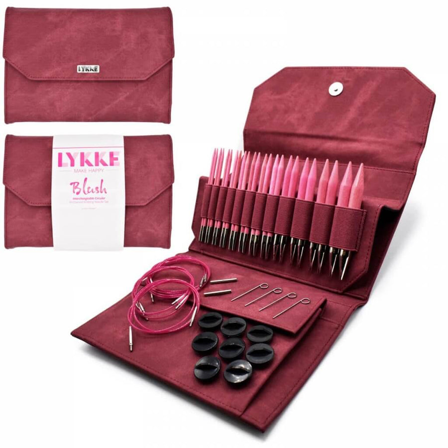 Lykke Needles Lykke Rundstricknadeln Set - Blush Crimson bei bei bei bei bei bei bei bei bei bei bei bei bei Lieblingsgarn