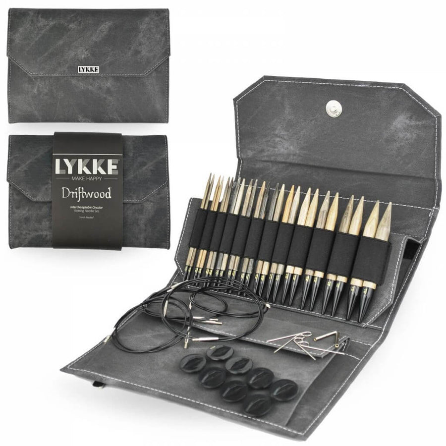 Lykke Needles Lykke Rundstricknadel Set - Driftwood grau bei bei bei bei bei bei bei bei bei bei Lieblingsgarn