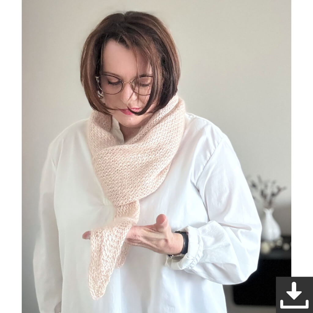 Strickfisch Halstuch XXL Lyn Strickanleitung - StrickFisch (PDF) bei bei bei bei bei bei bei bei bei bei Lieblingsgarn