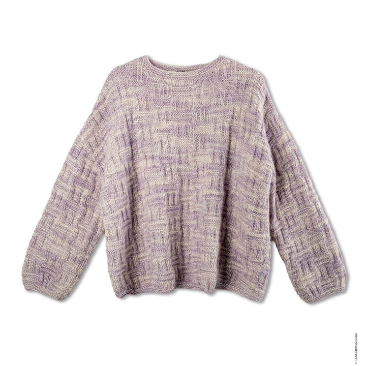 Lana Grossa Pullover Flechtmuster Strickanleitung – Bild 2 von 3 bei bei bei bei bei Lieblingsgarn