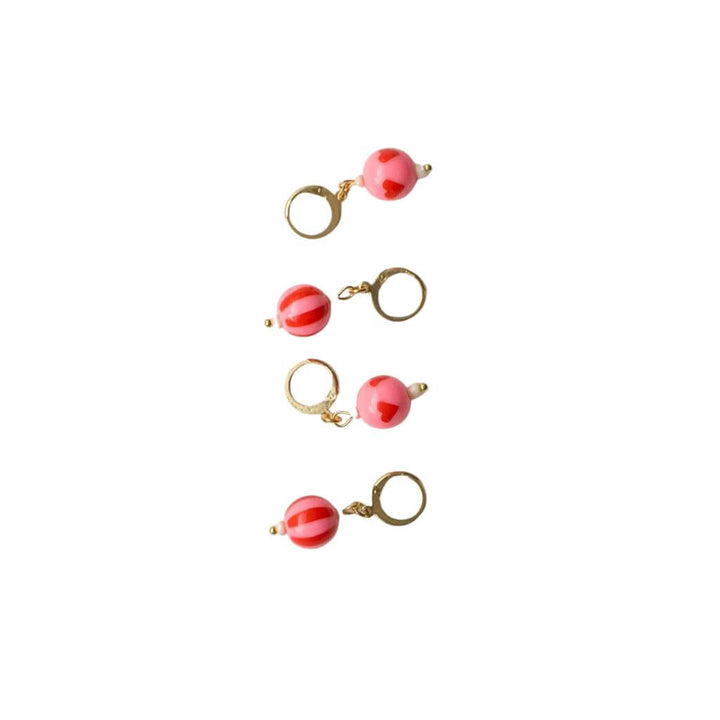 ohliske Maschenmarkierer Set Perlen, Farbe Pink – Metall und Synthetik bei Lieblingsgarn