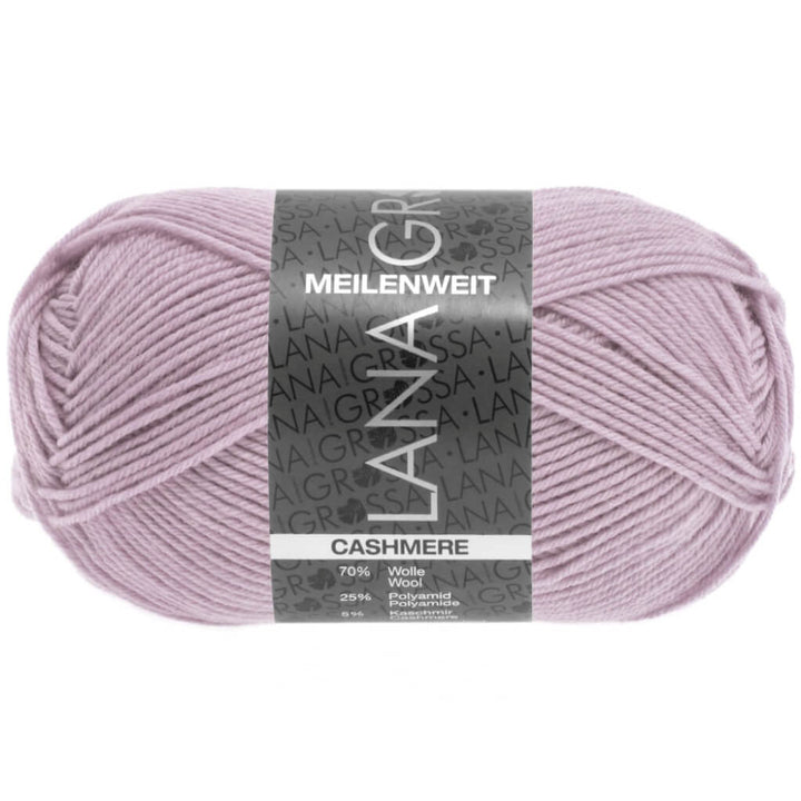 Lana Grossa Meilenweit 50 Cashmere, Farbe 36 Pastellrosa – Kaschmir, Polyamid und Schurwolle bei Lieblingsgarn