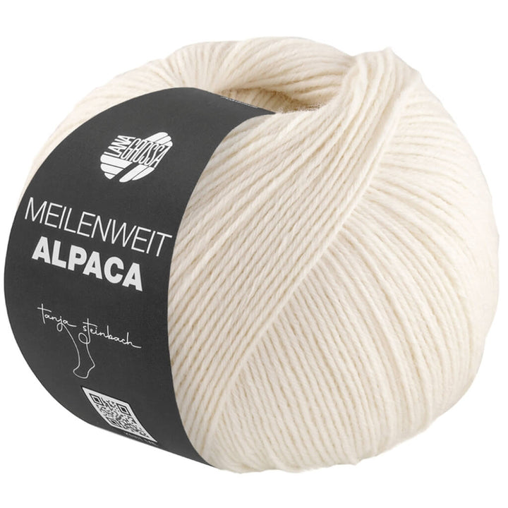 Lana Grossa 1009 - Creme Lana Grossa Meilenweit 6-fach Alpaca Uni bei bei bei bei bei bei bei bei bei bei bei Lieblingsgarn
