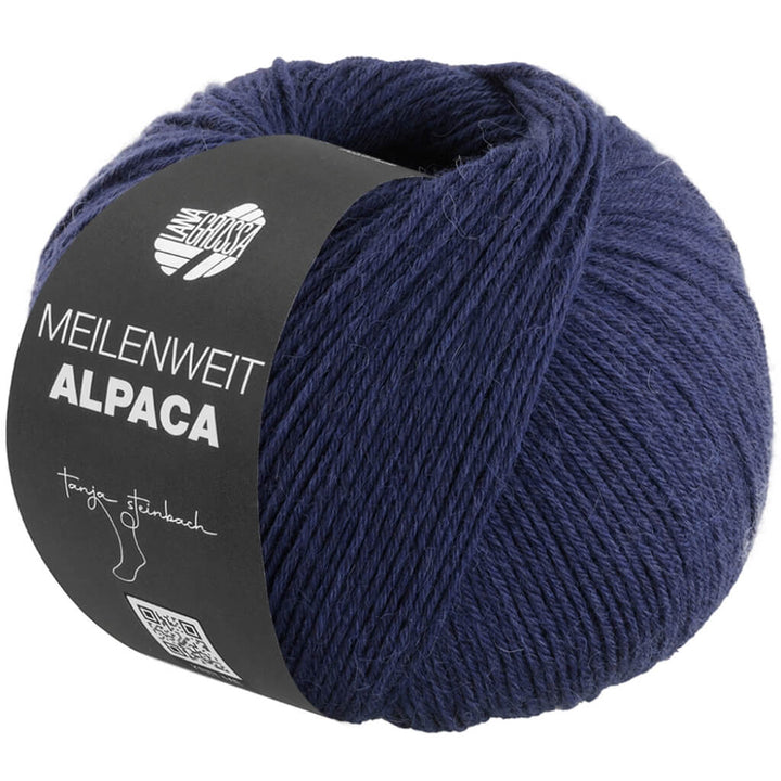Lana Grossa 1013 - Nachtblau Lana Grossa Meilenweit 6-fach Alpaca Uni bei bei bei bei bei bei bei bei bei bei Lieblingsgarn