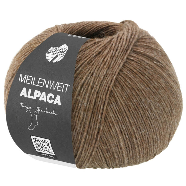 Lana Grossa Meilenweit 100 Alpaka, Farbe 2005 Nougat – Alpaka und Polyamid bei Lieblingsgarn