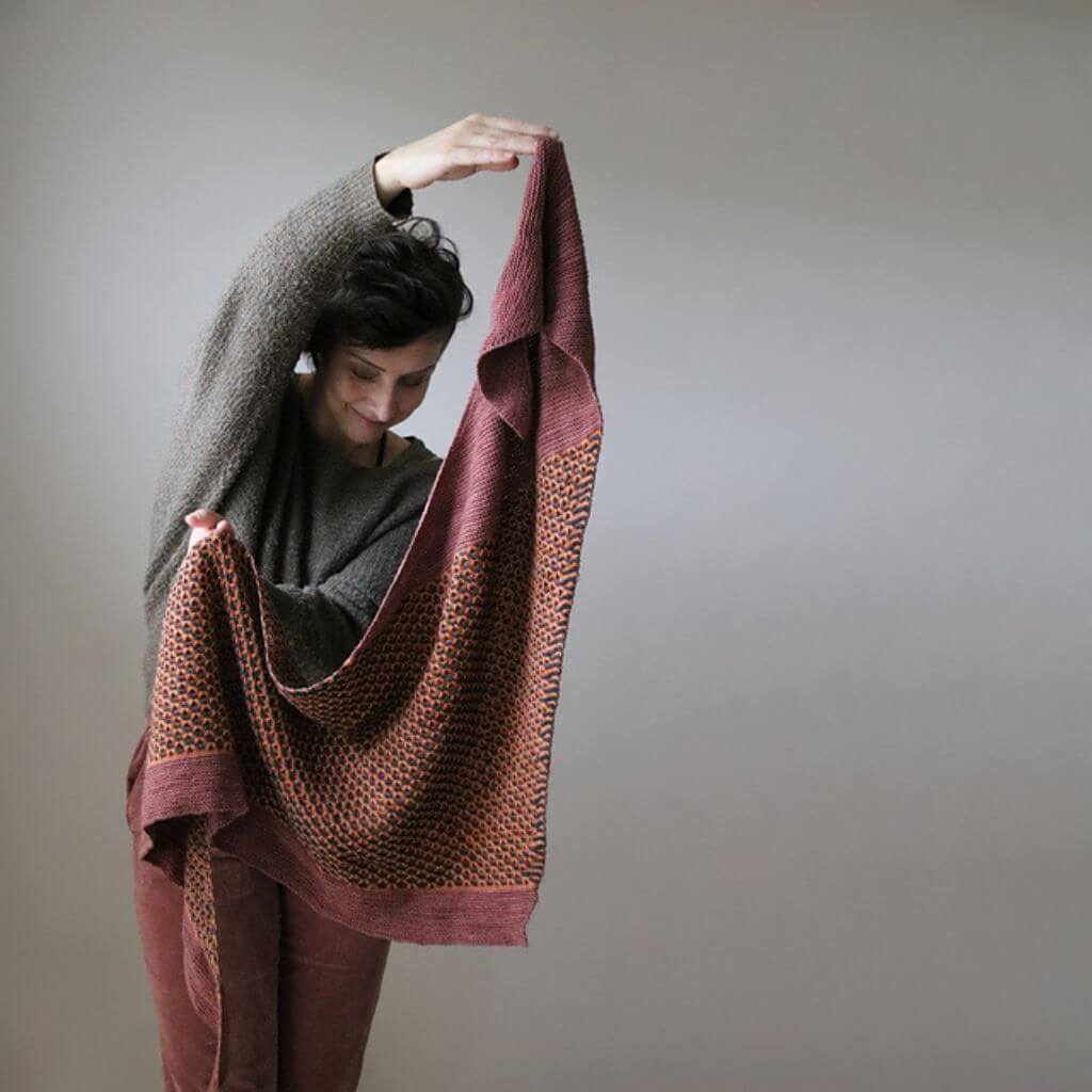 Melanie Berg Pattern Tuch Accidentally in Love Strickanleitung mit Rowmap - Melanie Berg (PDF) bei bei bei bei Lieblingsgarn