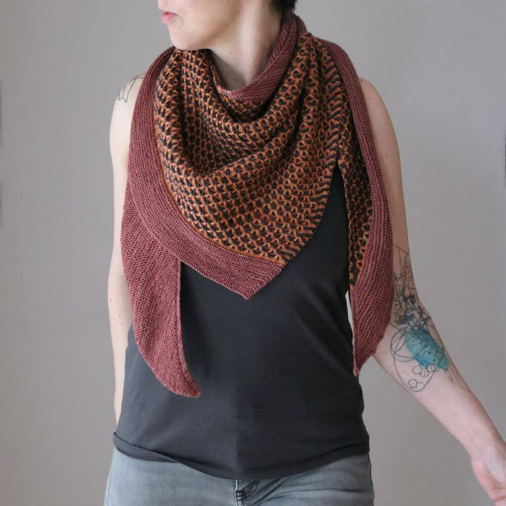 Melanie Berg Pattern Tuch Accidentally in Love Strickanleitung mit Rowmap - Melanie Berg (PDF) bei bei bei bei Lieblingsgarn