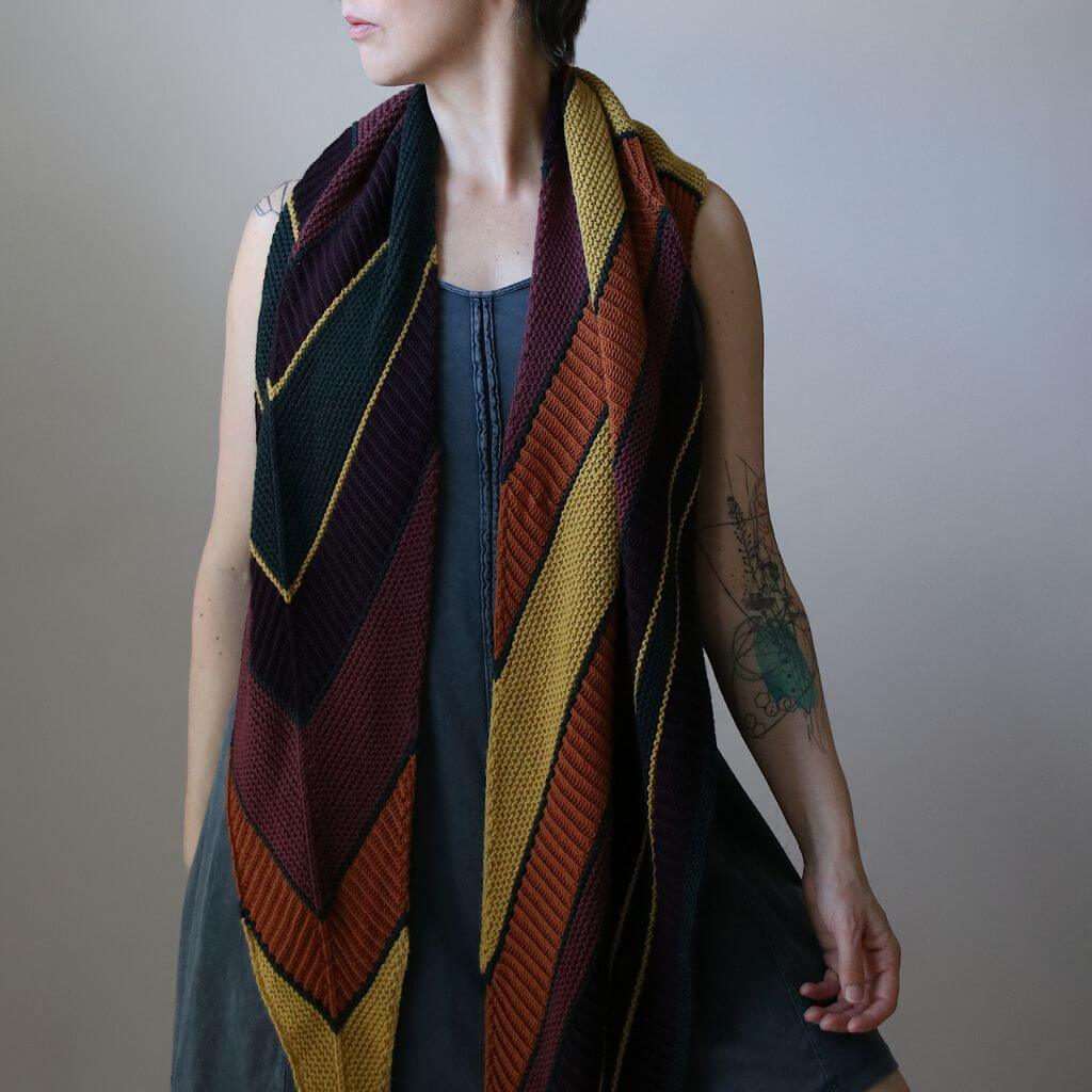 Melanie Berg Pattern Tuch Cursh Season Strickanleitung mit Row Map - Melanie Berg (PDF) bei bei bei bei bei bei Lieblingsgarn