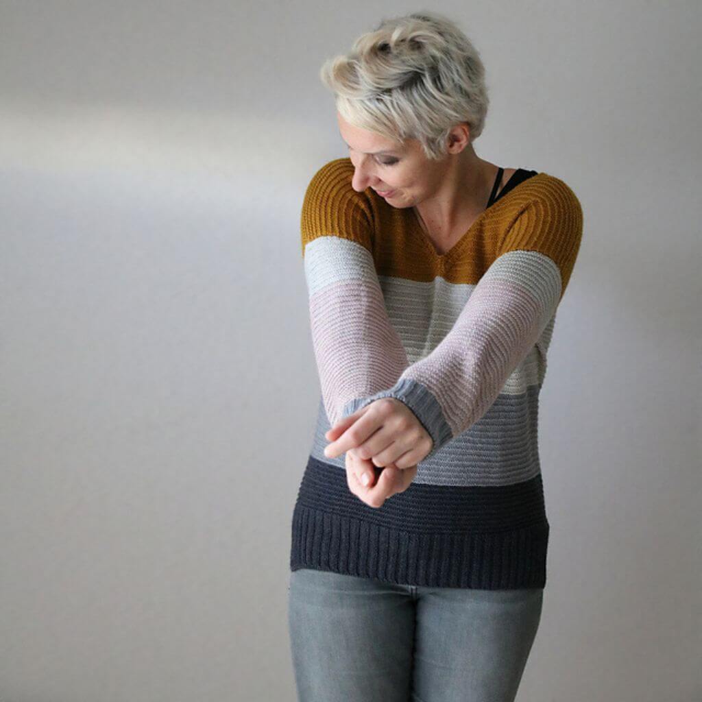 Melanie Berg Pattern Pullover Perfect Stranger Strickanleitung - Melanie Berg (PDF) bei bei bei bei bei bei Lieblingsgarn