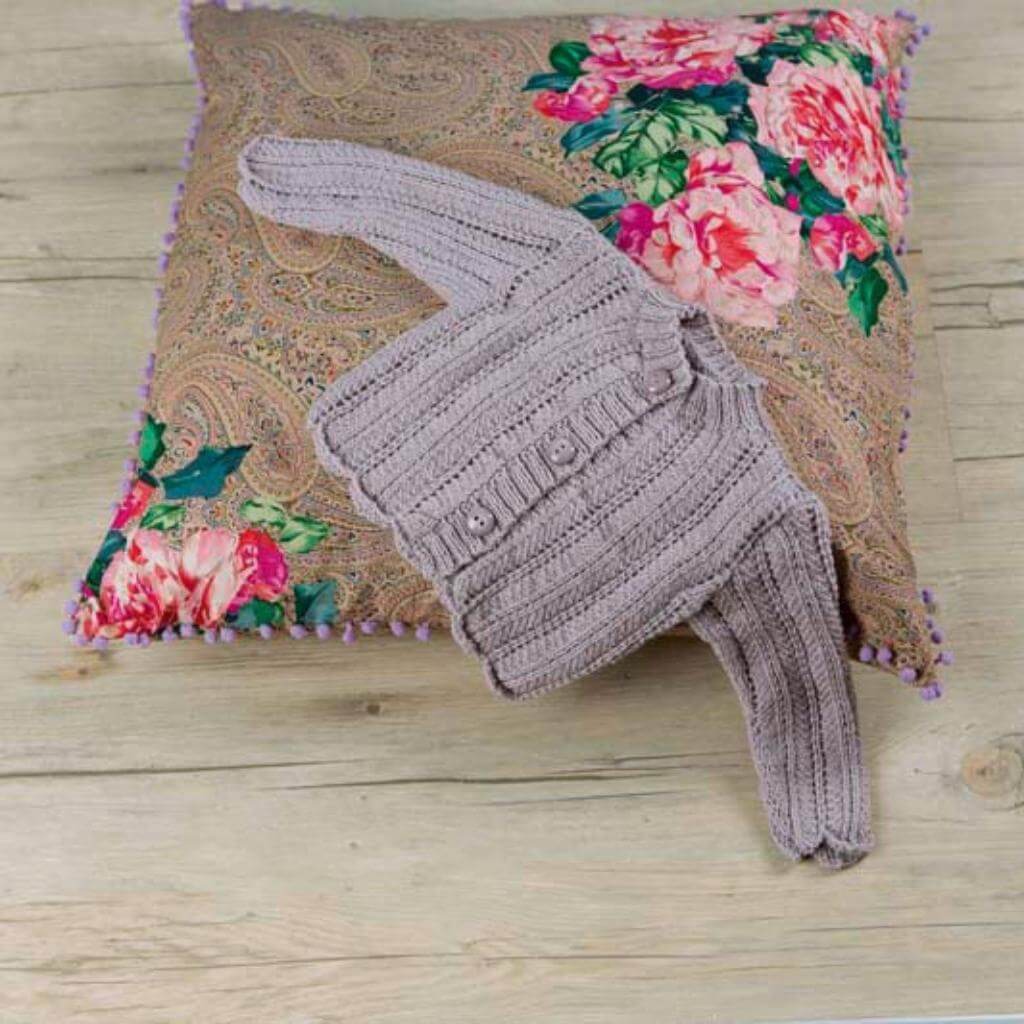Lang Yarns Pattern Babyjacke mit Ajourmuster Strickanleitung - Lang Yarns (PDF) bei bei bei bei bei bei bei bei Lieblingsgarn