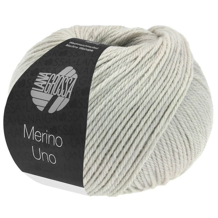 Lana Grossa Merino Uno 50 g, Farbe 75 Silbergrau – Merino bei Lieblingsgarn