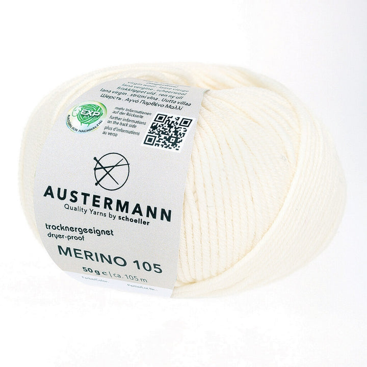 Austermann Merino 105 EXP 50g, Farbe 310 Natur – Merino bei Lieblingsgarn