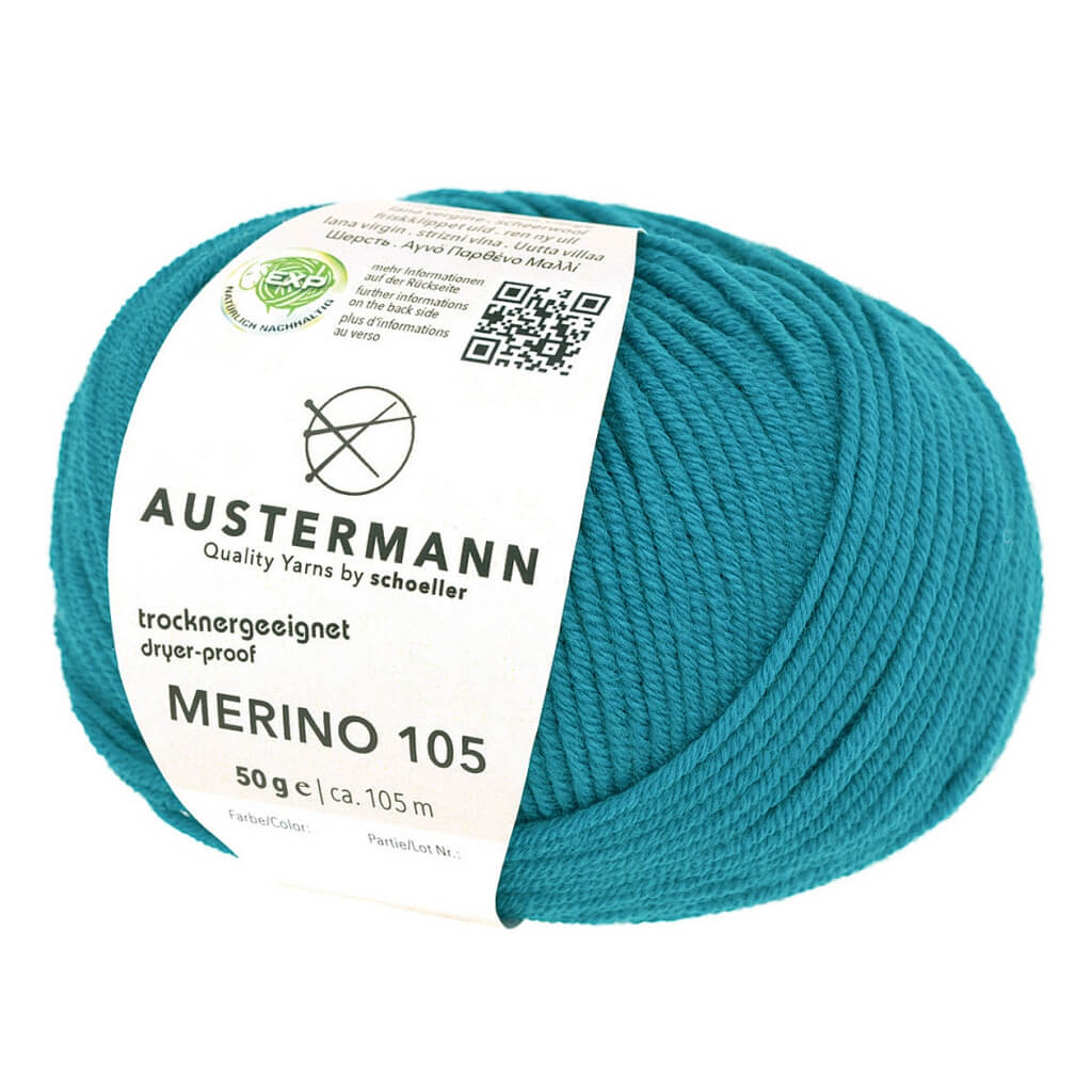 Austermann Merino 105 EXP 50g, Farbe 333 Petrol – Merino bei Lieblingsgarn