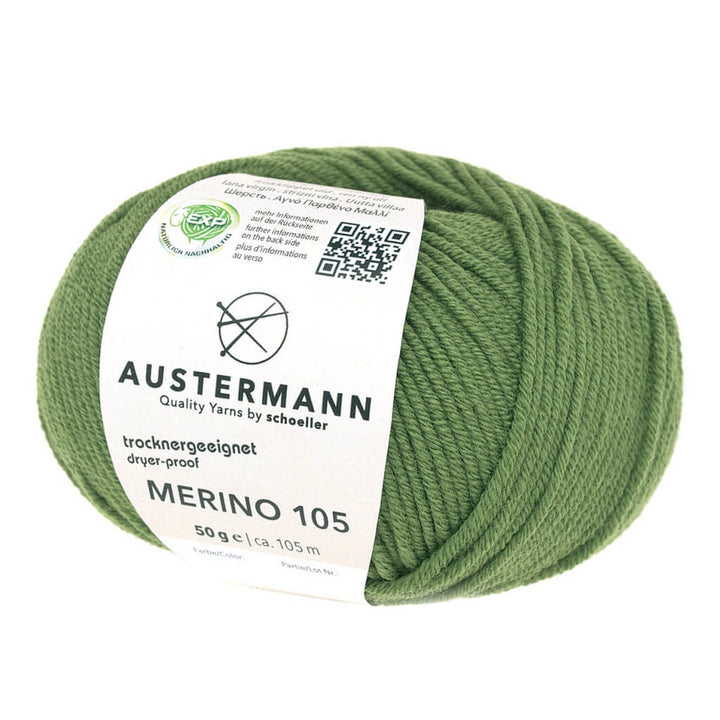 Austermann Merino 105 EXP 50g, Farbe 339 Absinth – Merino bei Lieblingsgarn