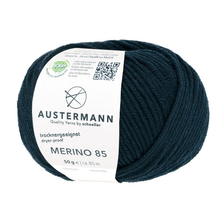 Austermann Merino 85 Exp 50g, Farbe 2 Schwarz – Merino und Schurwolle bei Lieblingsgarn