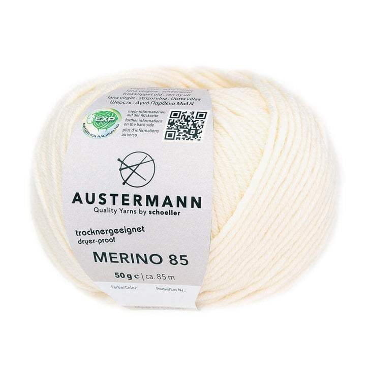 Austermann Merino 85 Exp 50g, Farbe 3 Natur – Merino und Schurwolle bei Lieblingsgarn