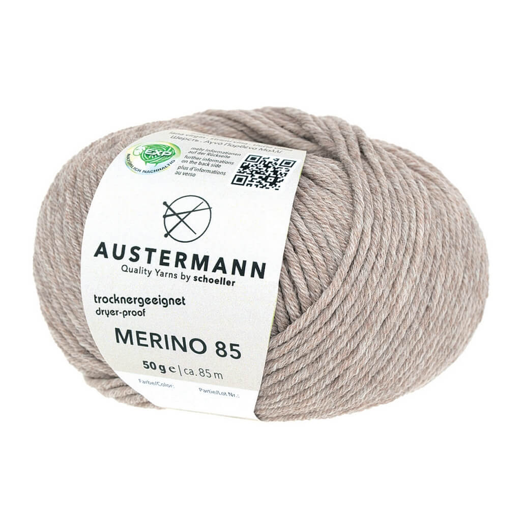 Austermann Merino 85 Exp 50g, Farbe 66 Beigemeliert – Merino und Schurwolle bei Lieblingsgarn