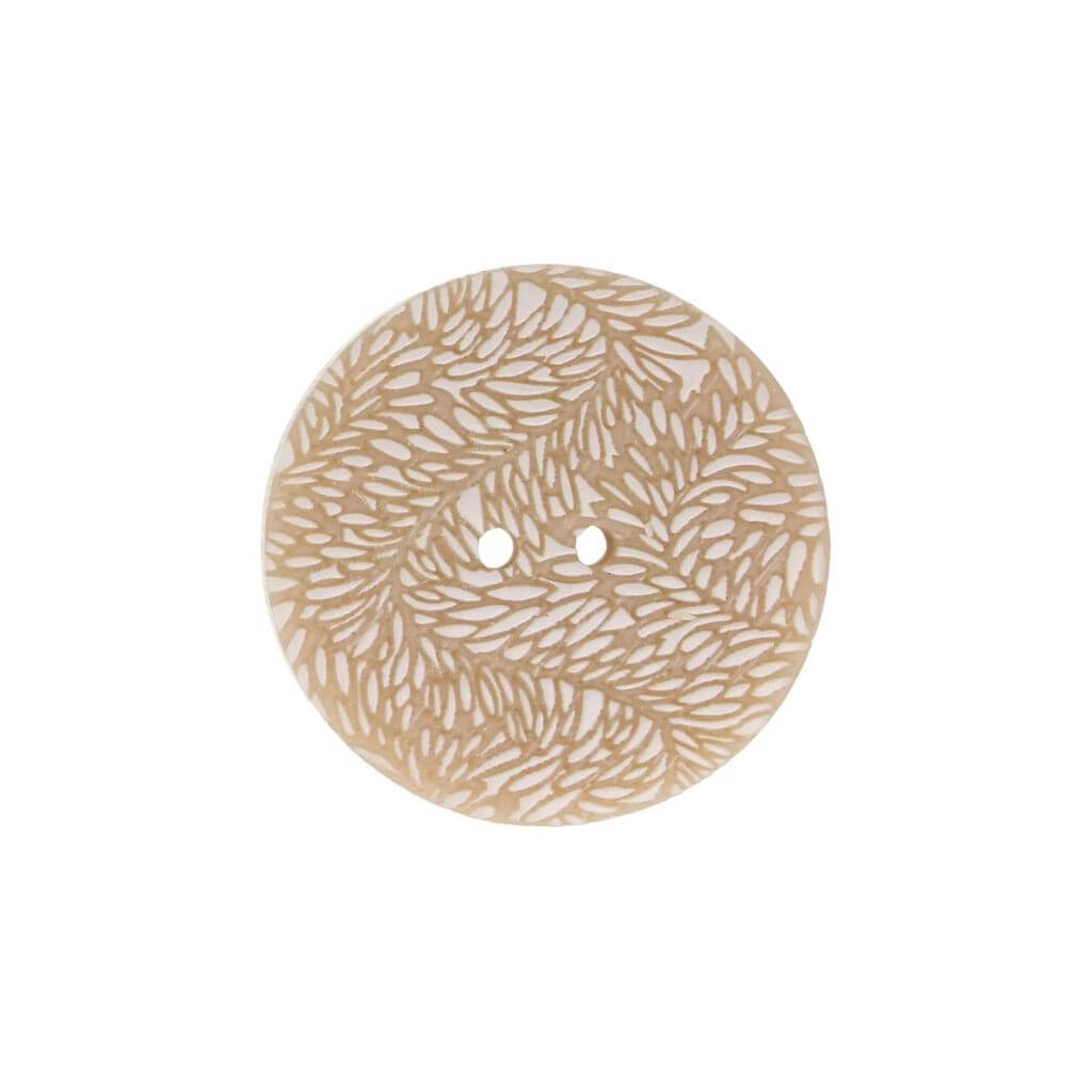 Milward Knopf 2-Loch Blätter 28mm weiß-beige 4 Stk. – Produktansicht, Synthetik bei bei bei bei bei bei bei bei Lieblingsgarn